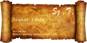 Szalai Tibád névjegykártya